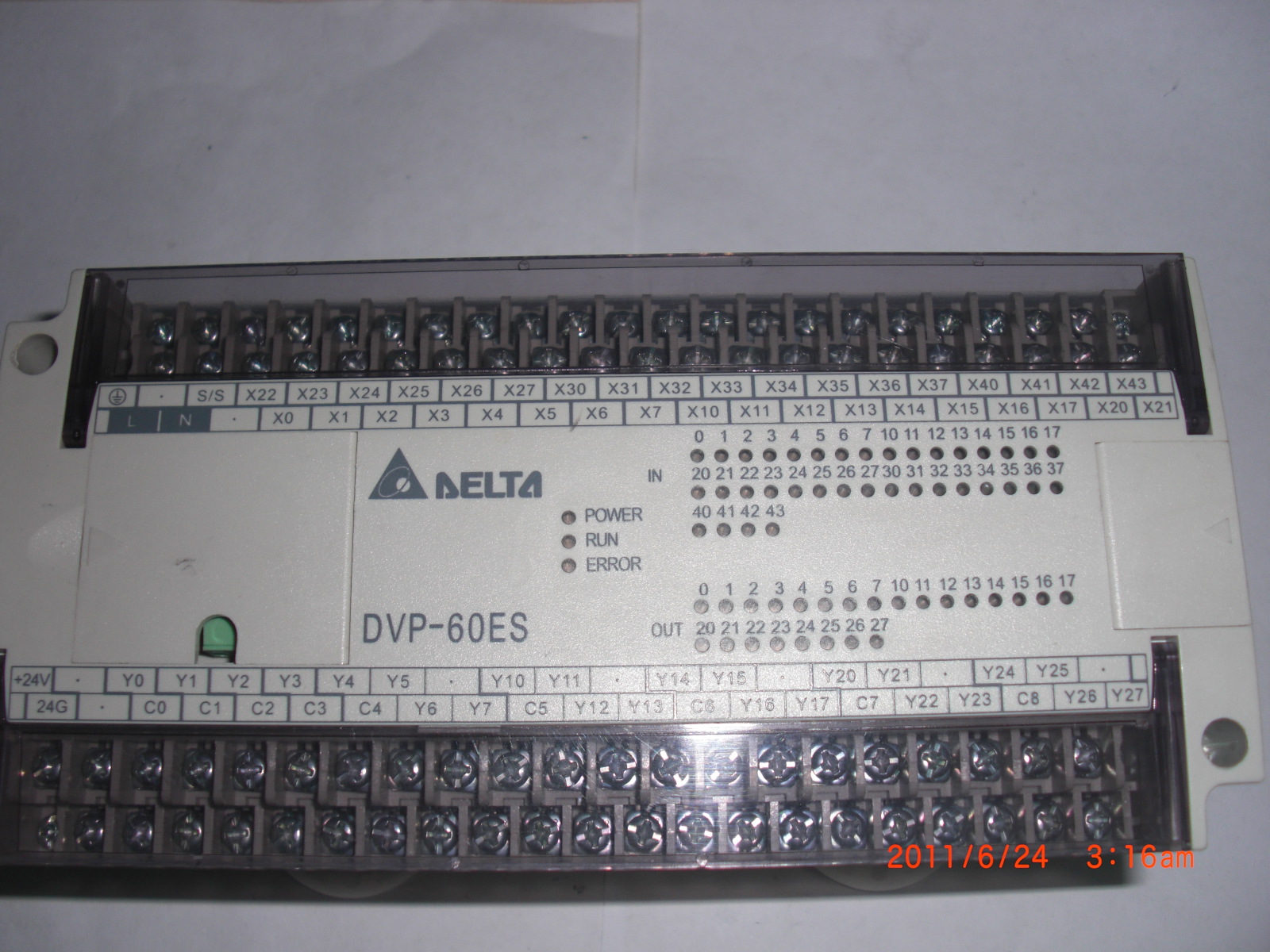 台达 PLC DVP-60ES 